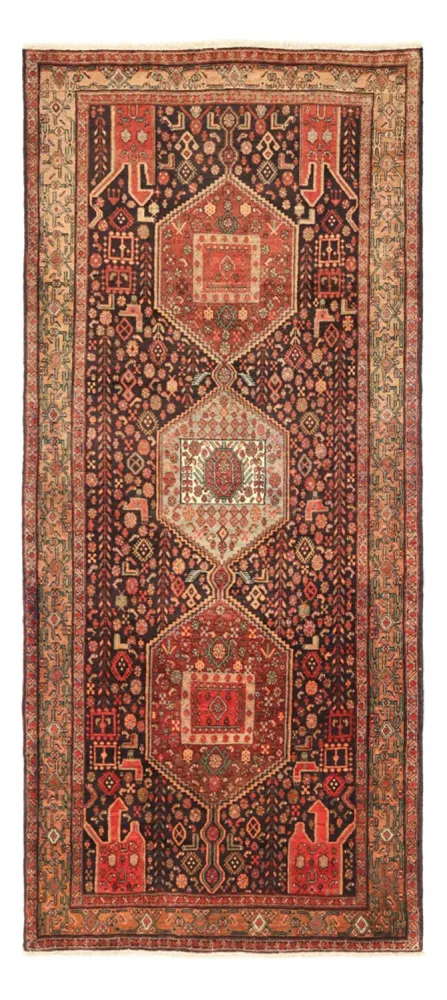 Läufer Perser - Nomadic - 295 x 130 cm - dunkelrot