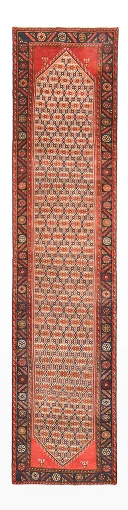 Läufer Perser - Nomadic - 393 x 90 cm - hellrot