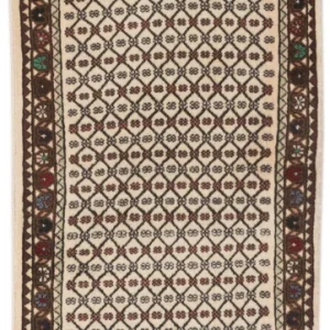 Läufer Perser - Täbriz - 190 x 67 cm - hellbeige
