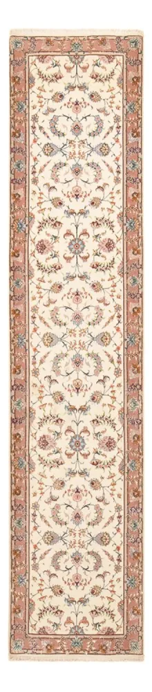 Läufer Perser - Täbriz - Premium - 347 x 77 cm - beige