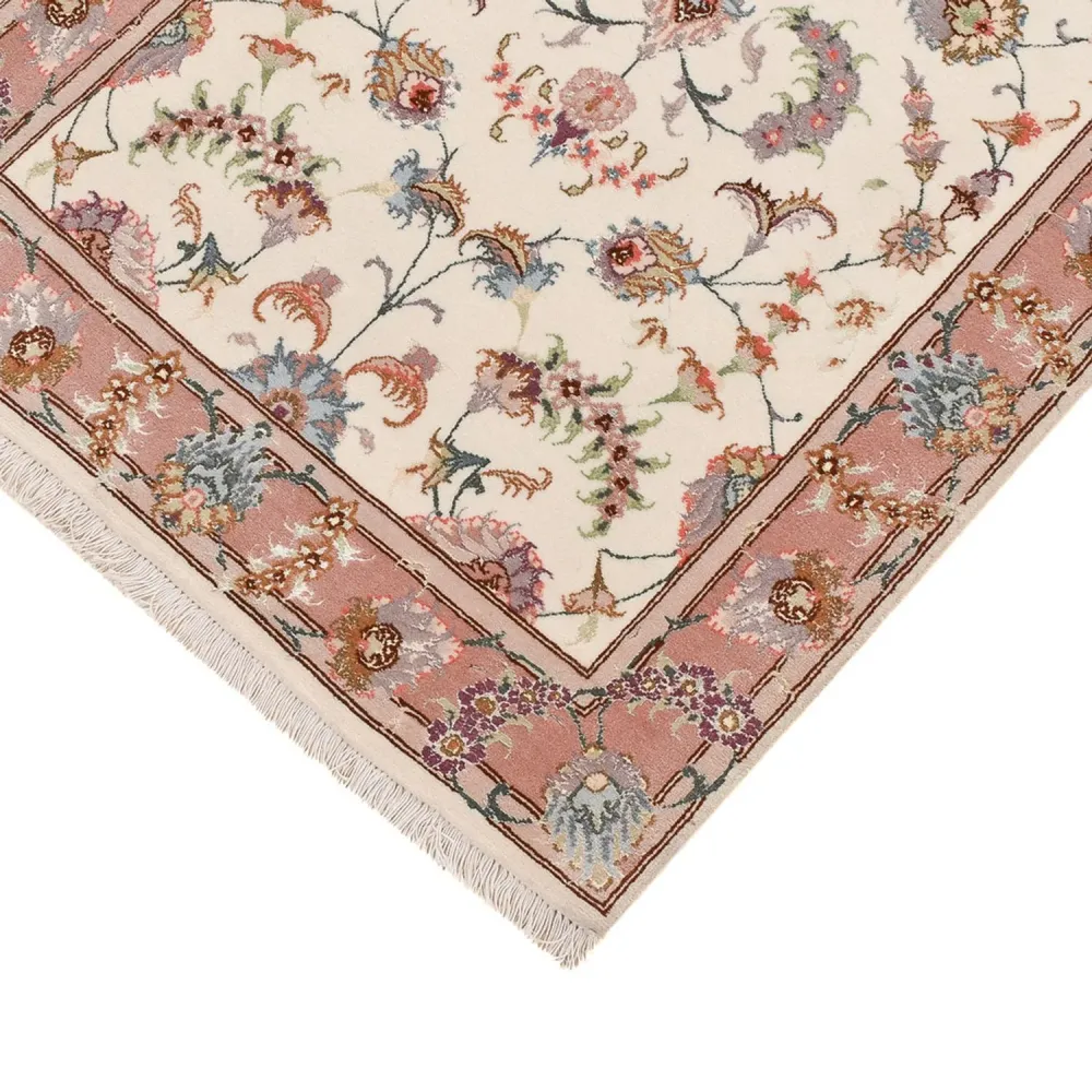 Läufer Perser - Täbriz - Premium - 347 x 77 cm - beige