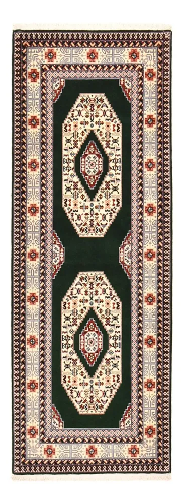 Läufer Perser - Täbriz - Royal - 202 x 74 cm - dunkelblau