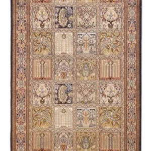 Läufer Seiden - Kaschmir Seide - 280 x 77 cm - dunkelbeige