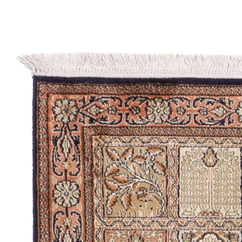 Läufer Seiden - Kaschmir Seide - 280 x 77 cm - dunkelbeige