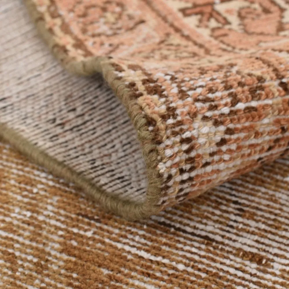 Läufer Vintage - 350 x 136 cm - dunkelbeige