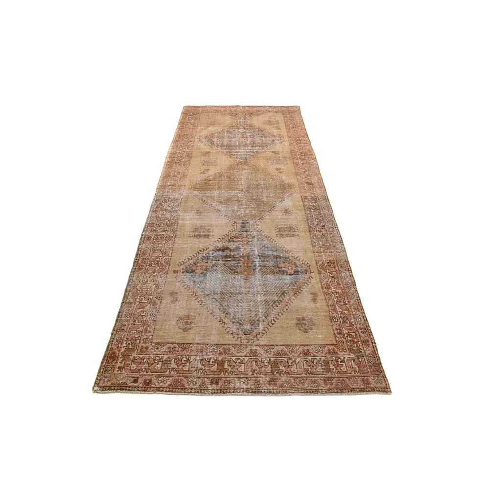 Läufer Vintage - 350 x 136 cm - dunkelbeige