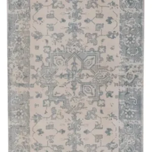 Läufer Viskose - 240 x 80 cm - türkis