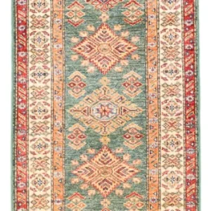 Läufer Ziegler - Kazak - 181 x 61 cm - hellgrün