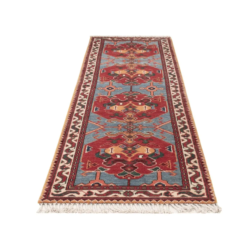 Läufer Ziegler - Kazak - 287 x 77 cm - blau