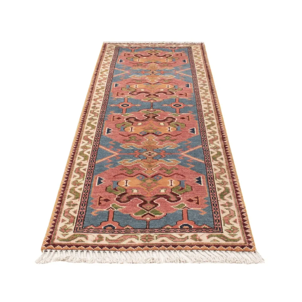 Läufer Ziegler - Kazak - 296 x 78 cm - blau