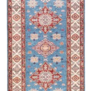 Läufer Ziegler - Kazak - 299 x 85 cm - blau