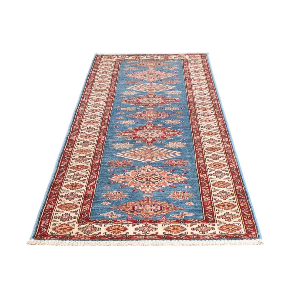 Läufer Ziegler - Kazak - 305 x 79 cm - blau