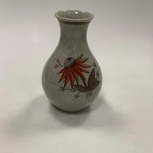 Lyngby Blomster Vase Dänemark Crackle Nr. 73-2 / 3027
