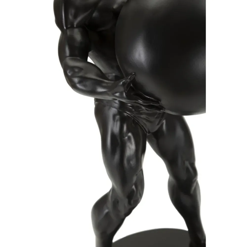Figur eines starken Athleten mit Ball – Motivierendes Deko-Element Mauro Ferretti