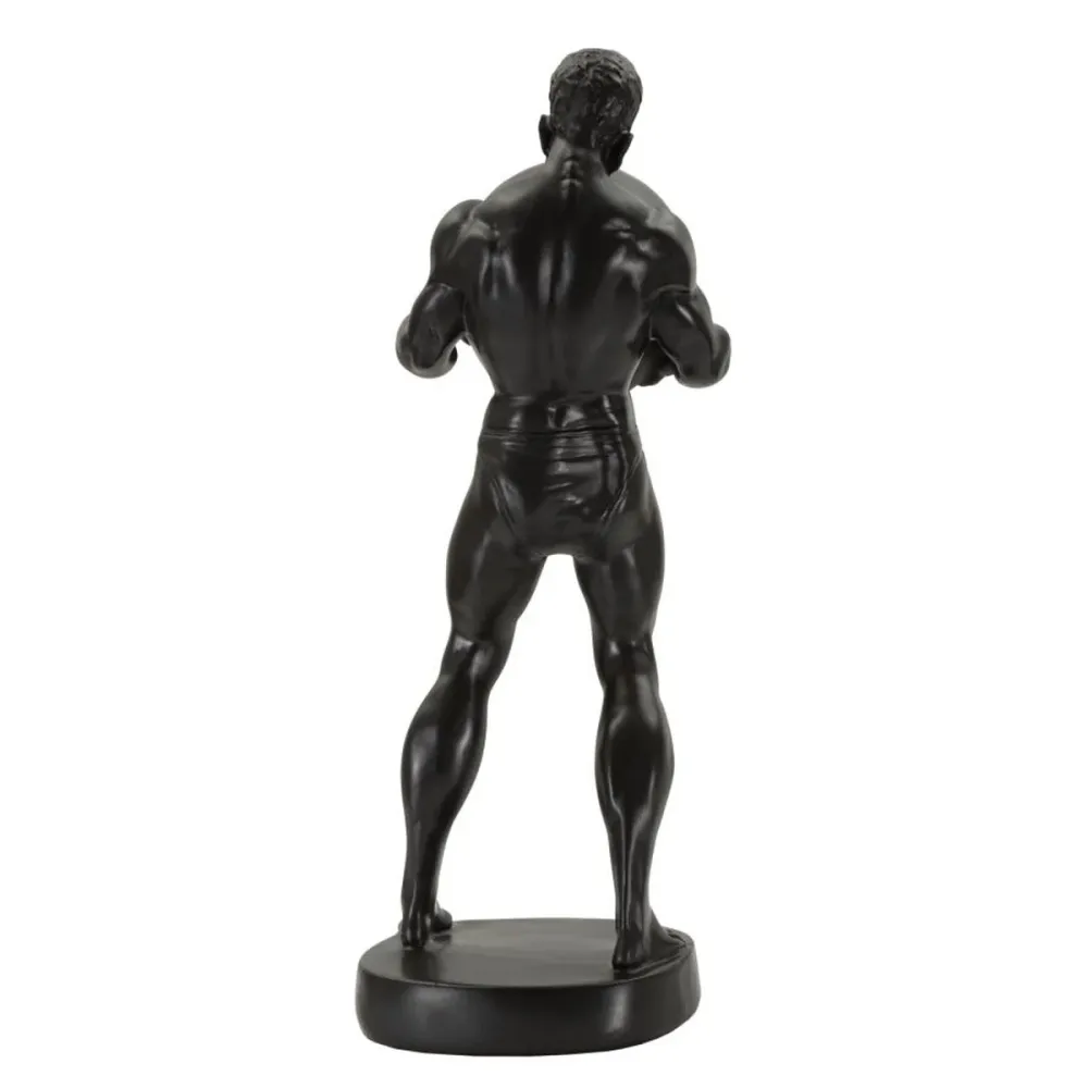 Figur eines starken Athleten mit Ball – Motivierendes Deko-Element Mauro Ferretti