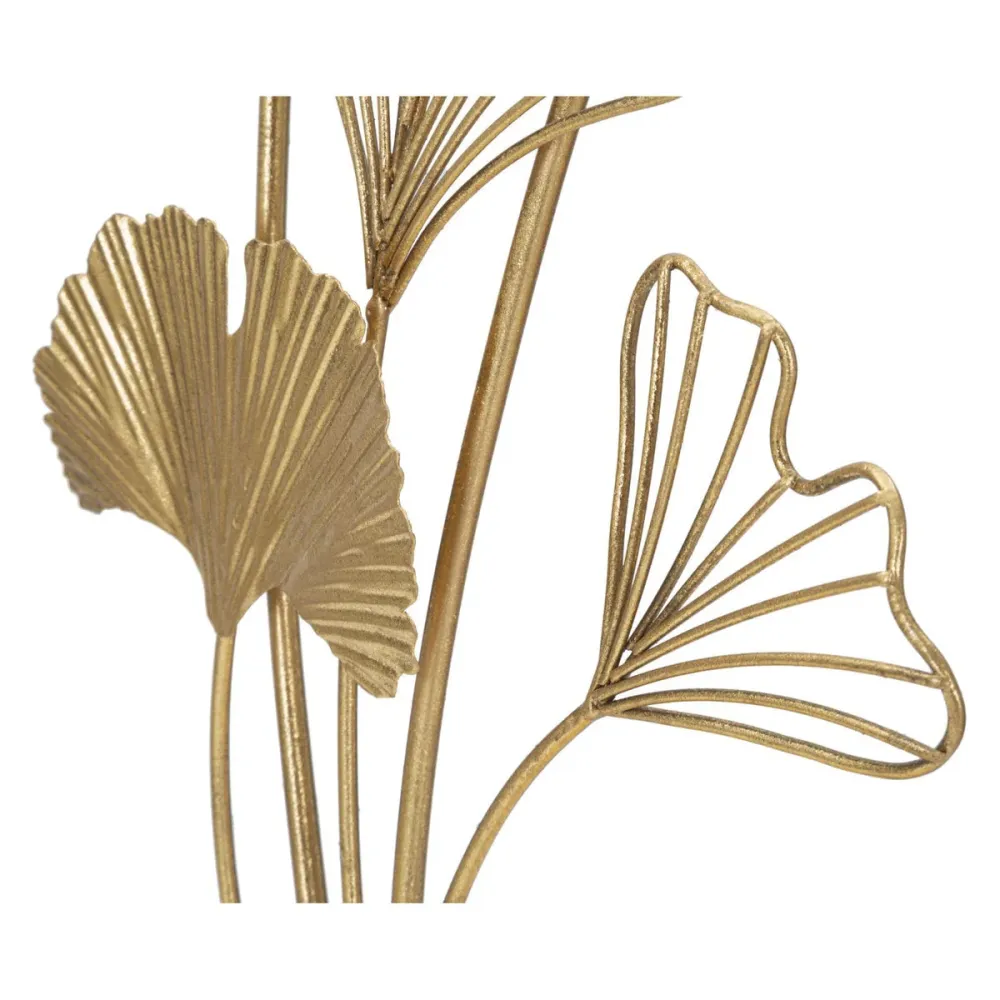 Goldene Metallblatt-Heimdekoration Mauro Ferretti