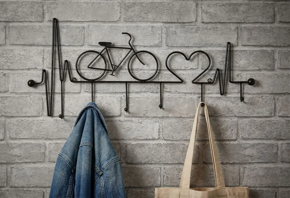 Mauro Ferretti Bicycle wall hanger black nero metal