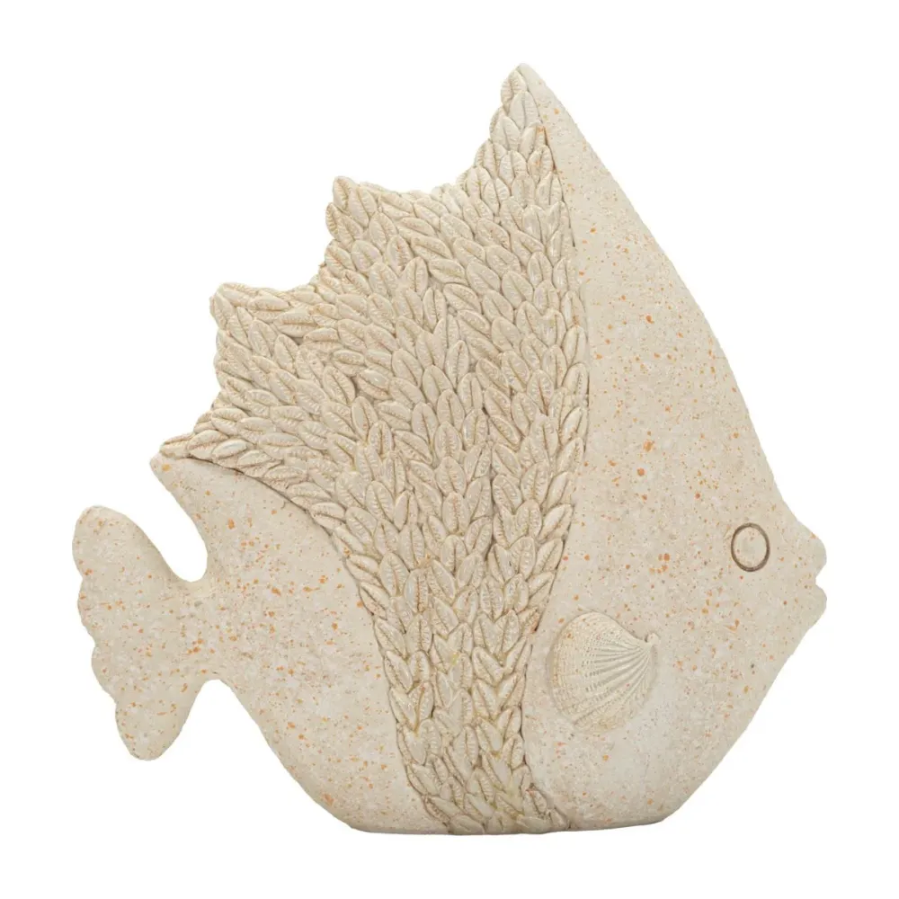 Mauro Ferretti Figura Fisch Sand Polyresin