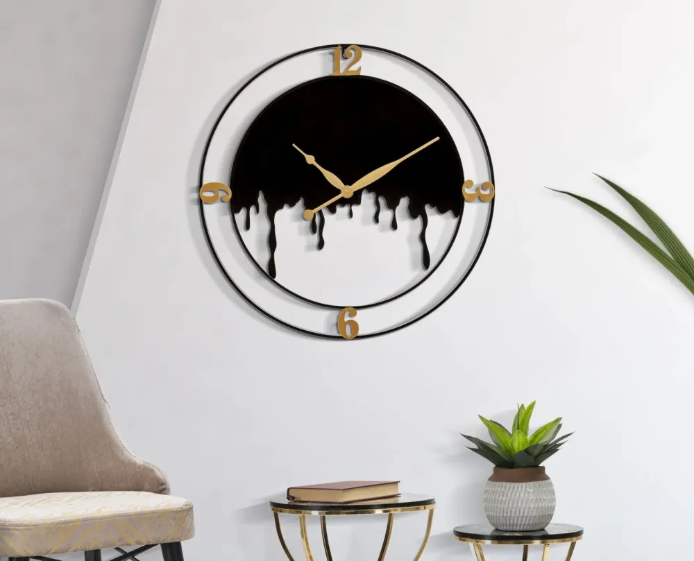 Minimalistische runde Wanduhr – Klare Linien und modernes Design Mauro Ferretti