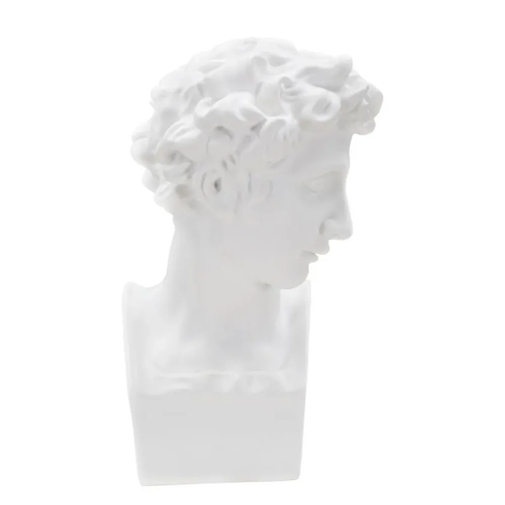 Männliche Kopfstatue im Stil der Renaissance Mauro Ferretti