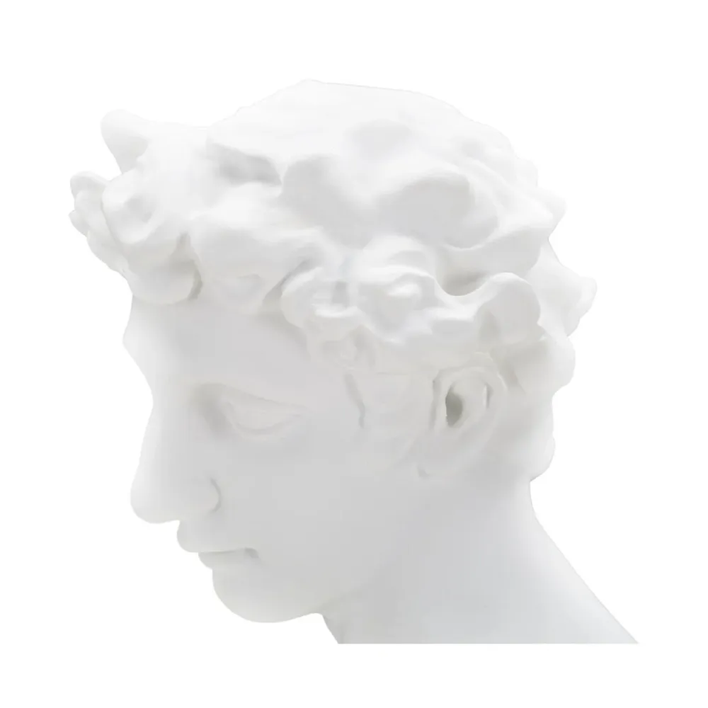 Männliche Kopfstatue im Stil der Renaissance Mauro Ferretti