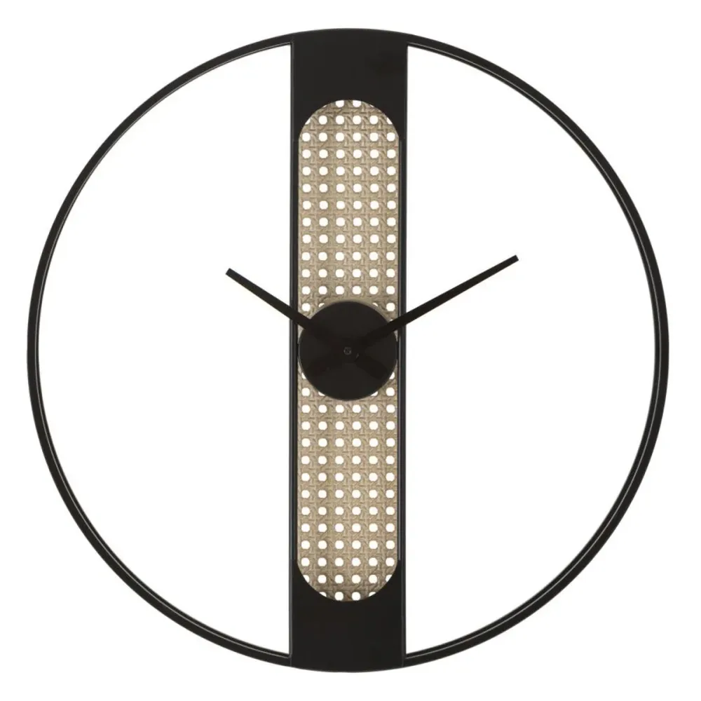 Runde Armbanduhr im Wiener-Stroh-Design – Moderner, natürlicher Look Mauro Ferretti
