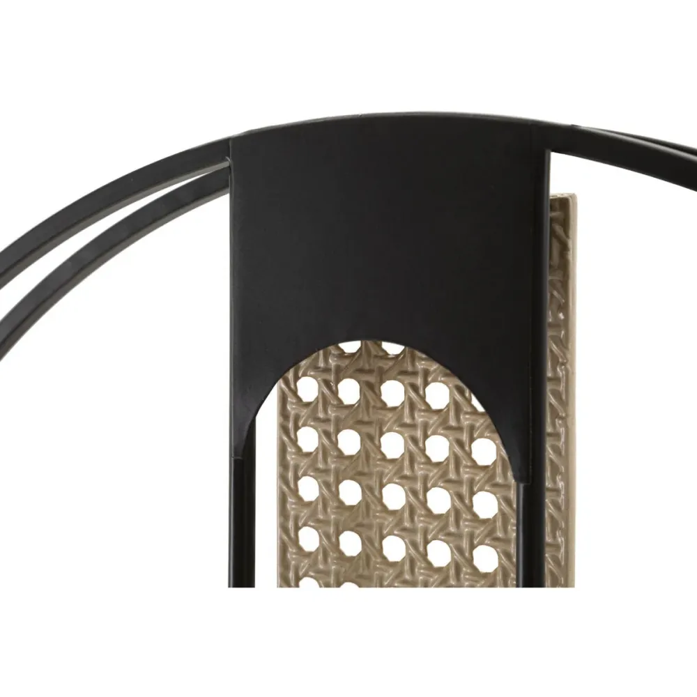Runde Armbanduhr im Wiener-Stroh-Design – Moderner, natürlicher Look Mauro Ferretti