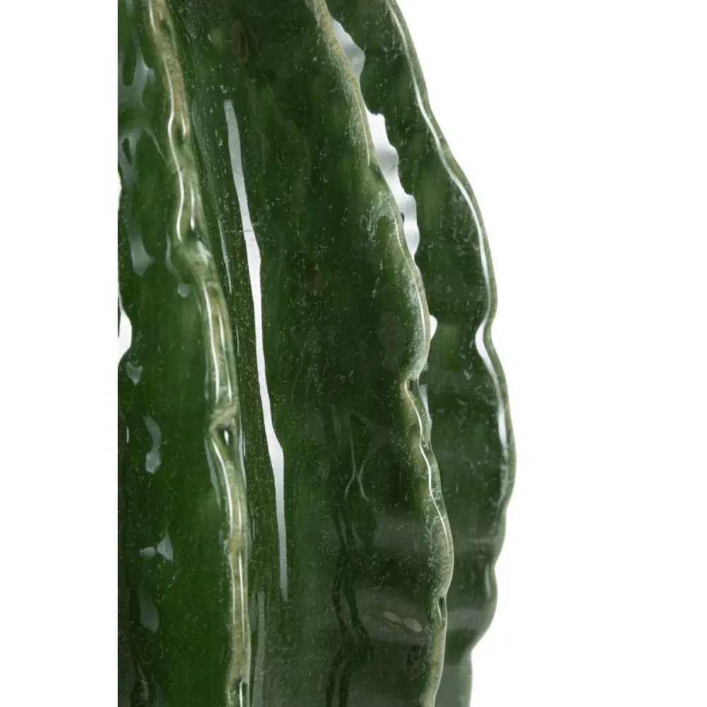 Runde, von einem Kaktus inspirierte Vase mit glänzender, geprägter Oberfläche Mauro Ferretti