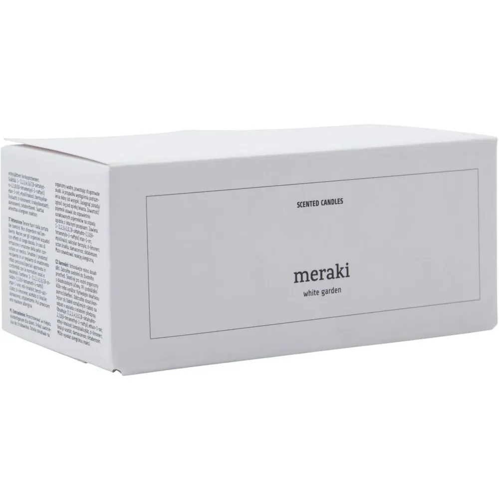 Meraki White Garden Duftkerze 2er Set