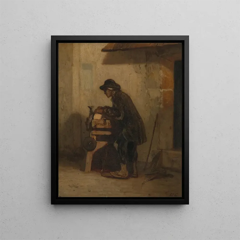 L Messer-Schärfer - Alexandre-Gabriel Decamps | Kunstdruck