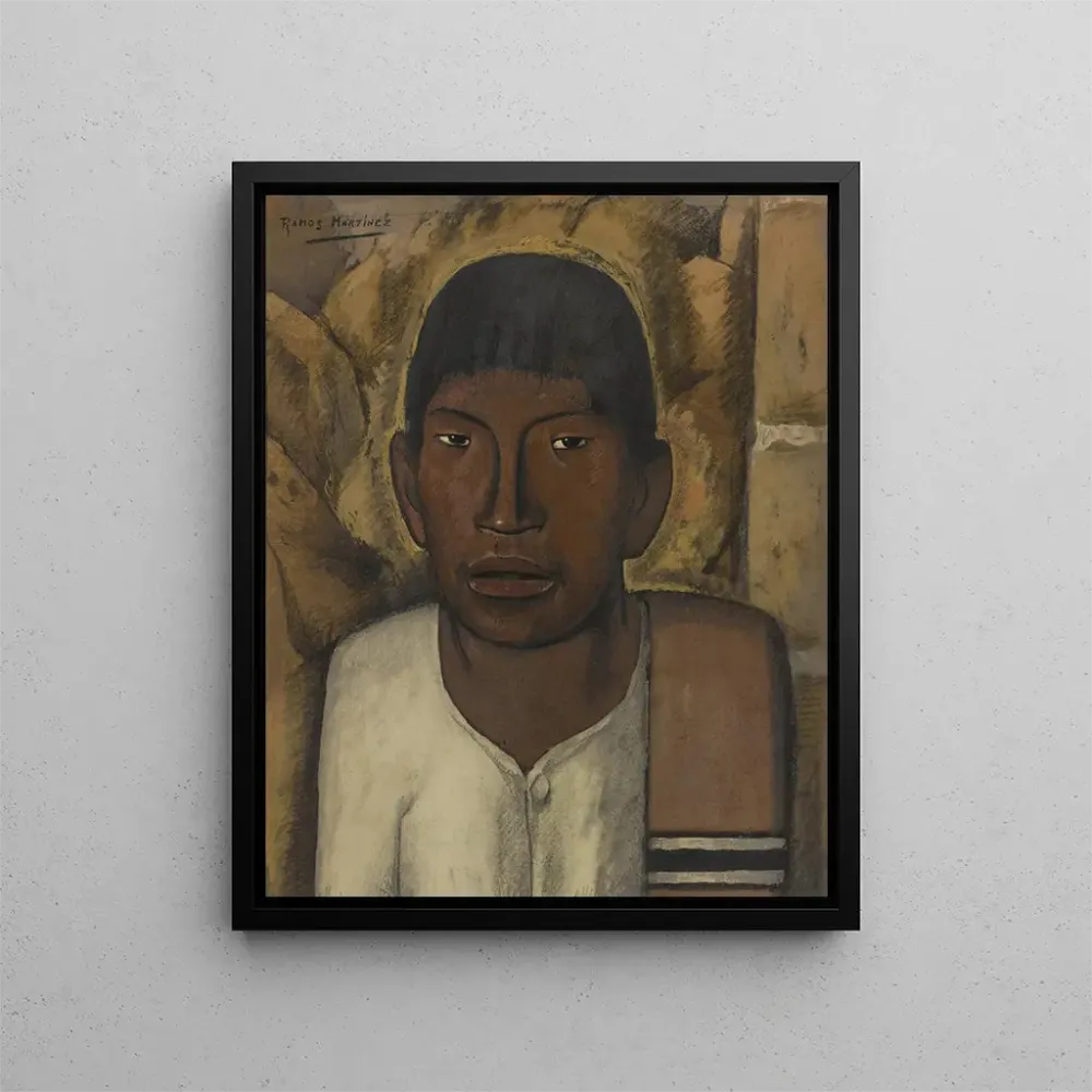 Mexikanisches Kind mit Zarape - Alfredo Ramos Martínez | Kunstdruck