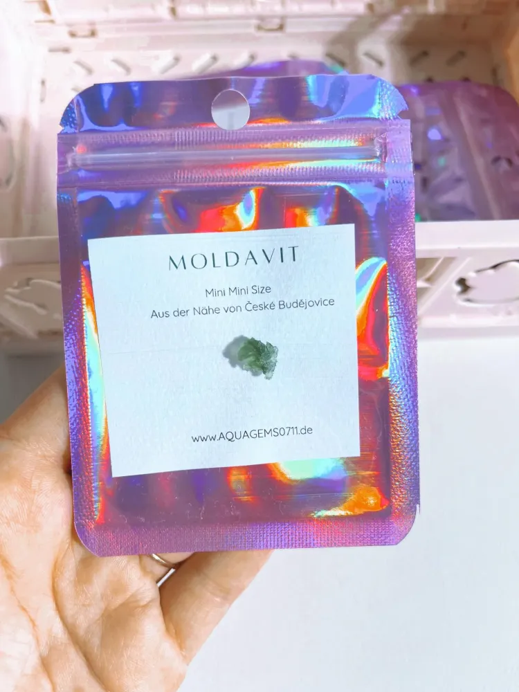 MINI MINI MOLDAVIT 0.100 -0.399g - aus der Nähe von České Budějovice Tschechien