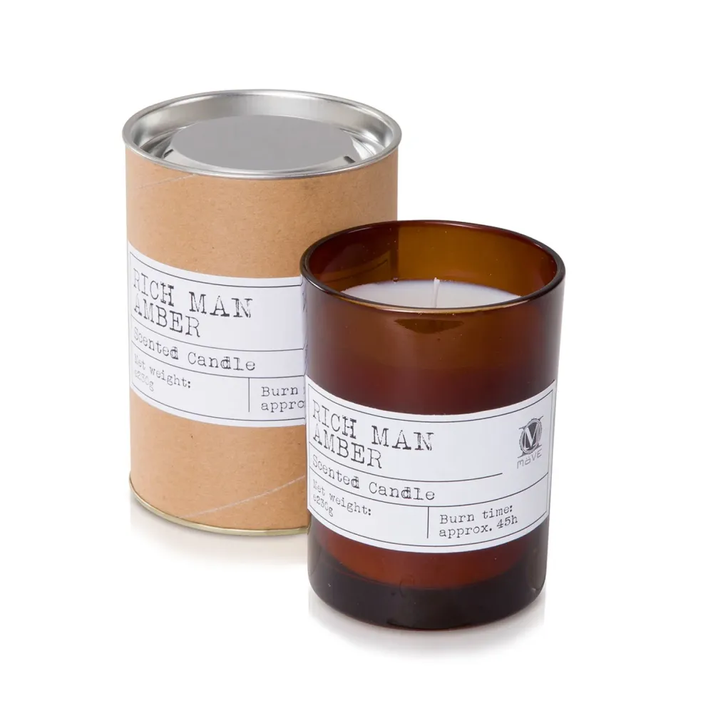 Möve Apothecary Duftkerze rich man amber