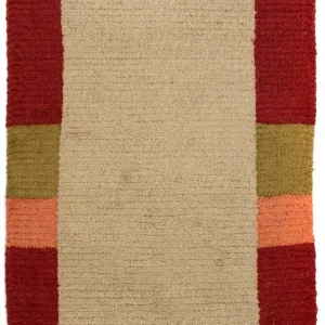Nepal Teppich 140 x 70 cm - beige