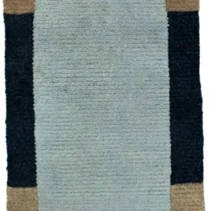 Nepal Teppich 140 x 70 cm - blau