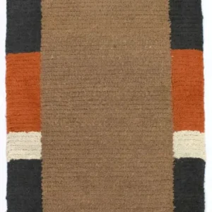 Nepal Teppich 140 x 70 cm - braun
