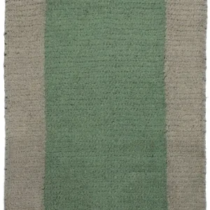 Nepal Teppich 140 x 70 cm - grün