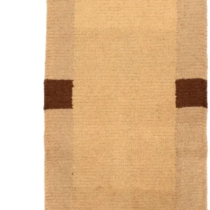 Nepal Teppich 140 x 70 cm - hellbraun