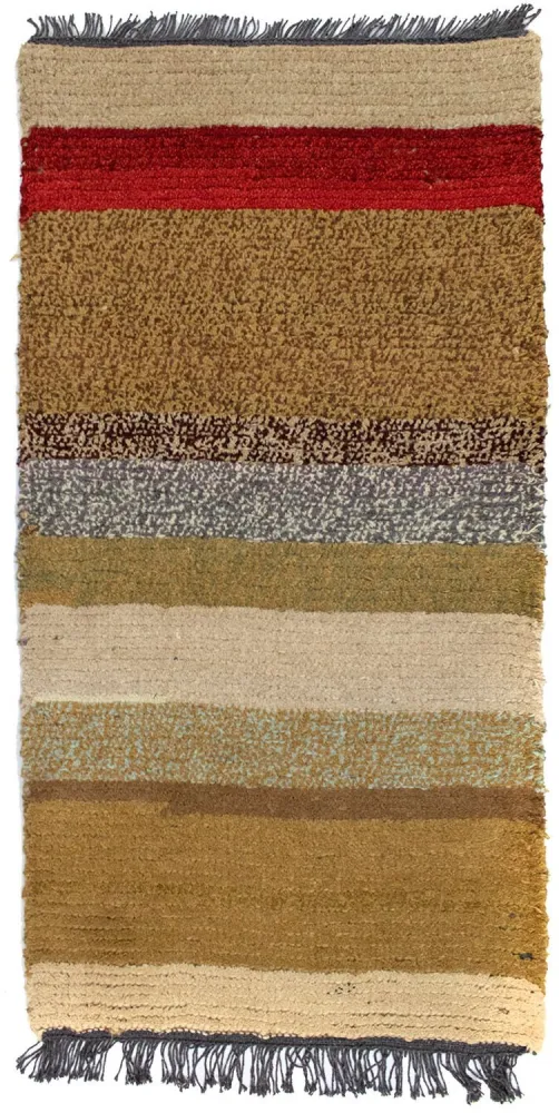 Nepal Teppich 140 x 70 cm - mehrfarbig