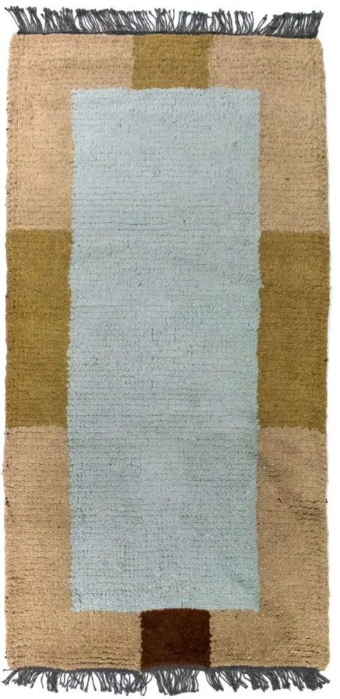 Nepal Teppich 140 x 70 cm - mehrfarbig