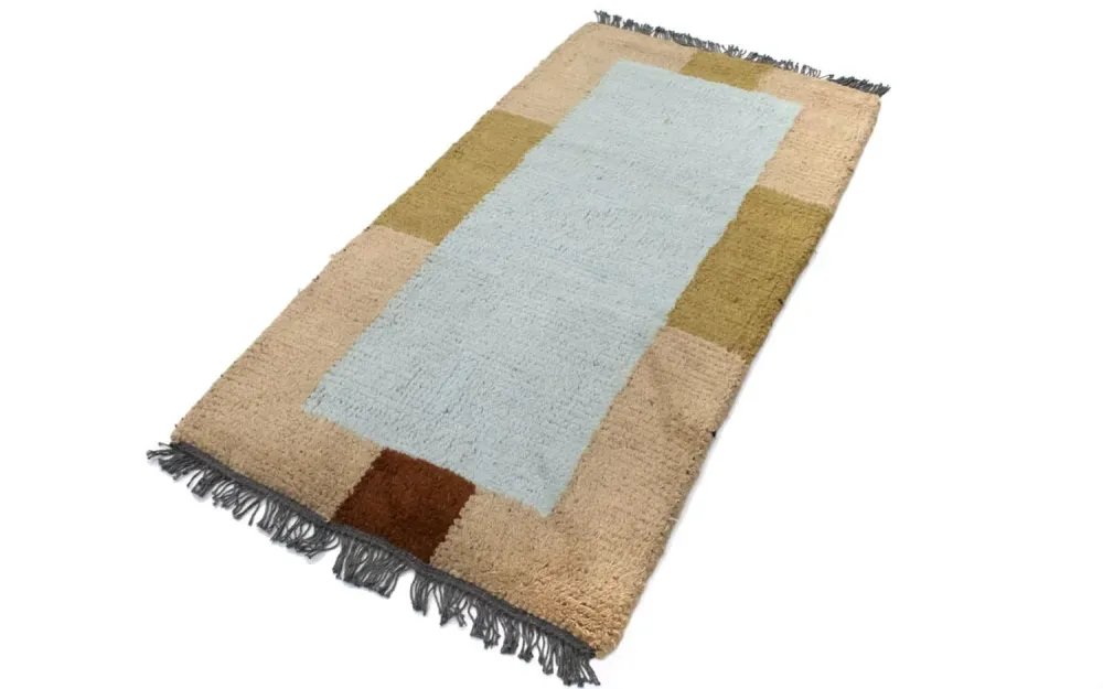 Nepal Teppich 140 x 70 cm - mehrfarbig