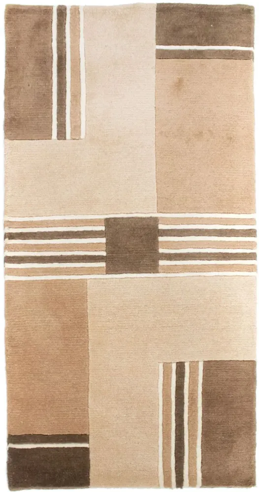 Nepal Teppich 140 x 70 cm - mehrfarbig