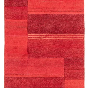Nepal Teppich - 140 x 73 cm - rot