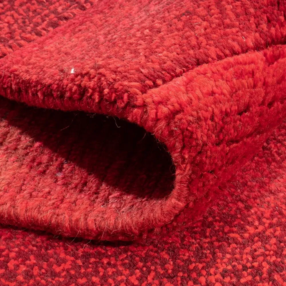 Nepal Teppich - 140 x 73 cm - rot