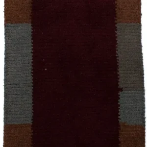 Nepal Teppich 140 x 70 cm - weinrot