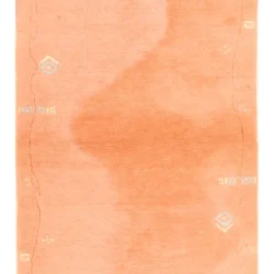 Nepal Teppich - 141 x 74 cm - lachs
