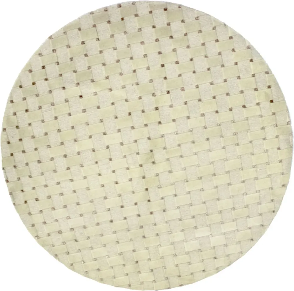 Nepal Teppich 150 x 150 cm - beige