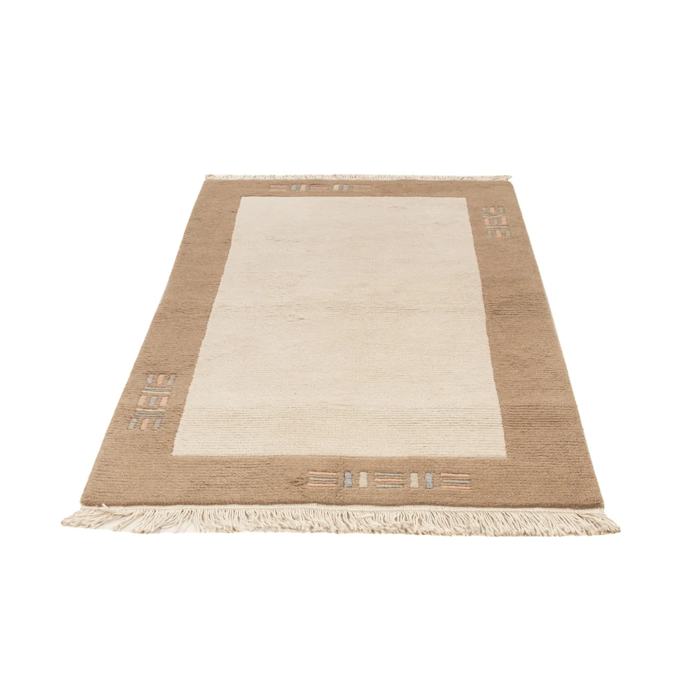 Nepal Teppich - 160 x 90 cm - creme