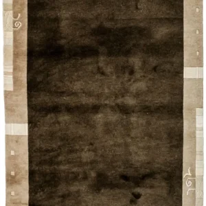 Nepal Teppich 197 x 143 cm - braun