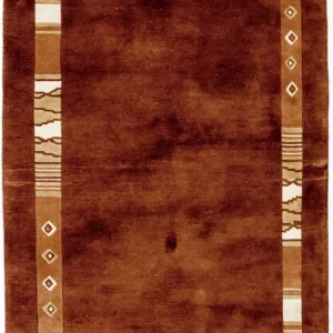 Nepal Teppich 200 x 144 cm - braun